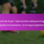 4-5-1 Formasjon: Defensiv motstandskraft, Kontringsspill, Spillerroller i offensiv fotball