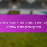 Kombinasjonsspill: Ett-toer, Bevegelsesmønstre, Målscoring